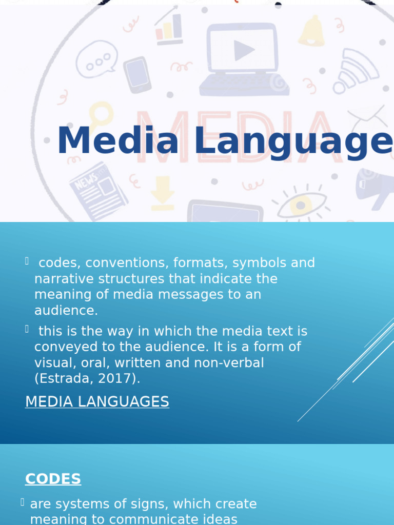 Media Languages | PDF