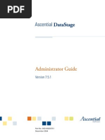 DataStage Administrator Guide.