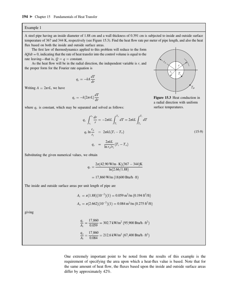 Heat Transfer in Steel Pipe Analysis | PDF | Heat | Heat Transfer