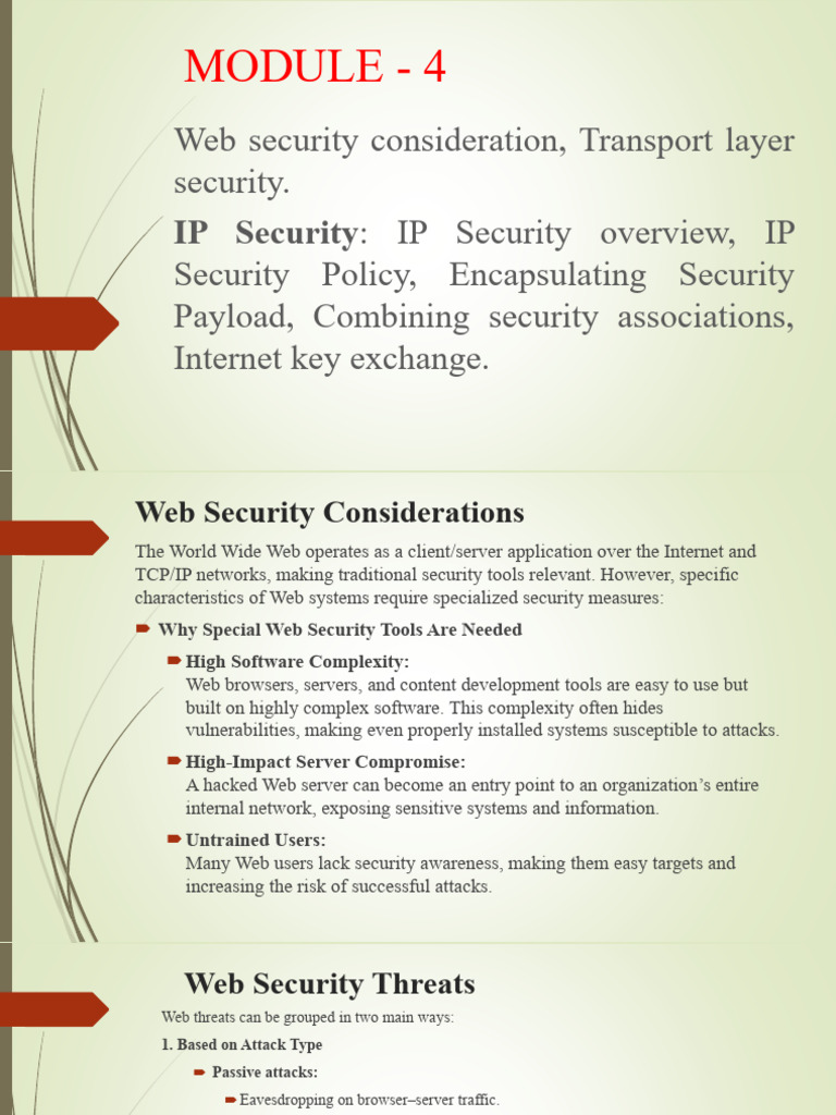 Web Security and TLS Overview | PDF | Transport Layer Security ...