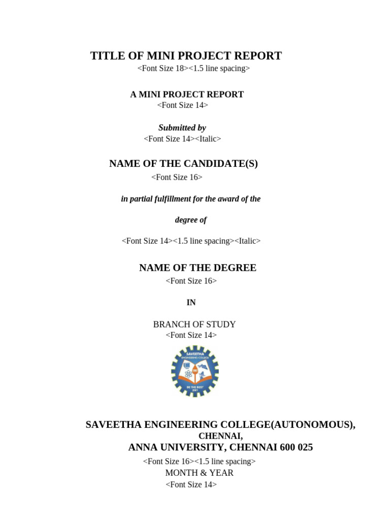 Mini Project Report in Electronics Engineering | PDF | Thesis | Digital ...