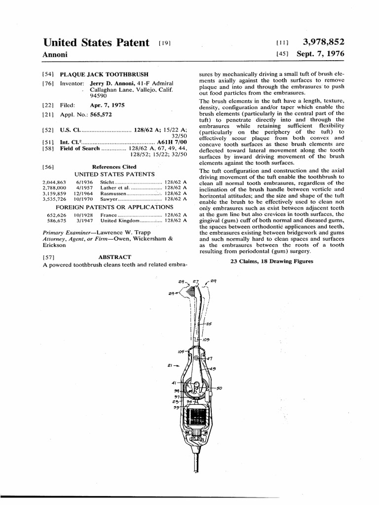 Advanced Plaque Removal Toothbrush | PDF | Toothbrush | Periodontology