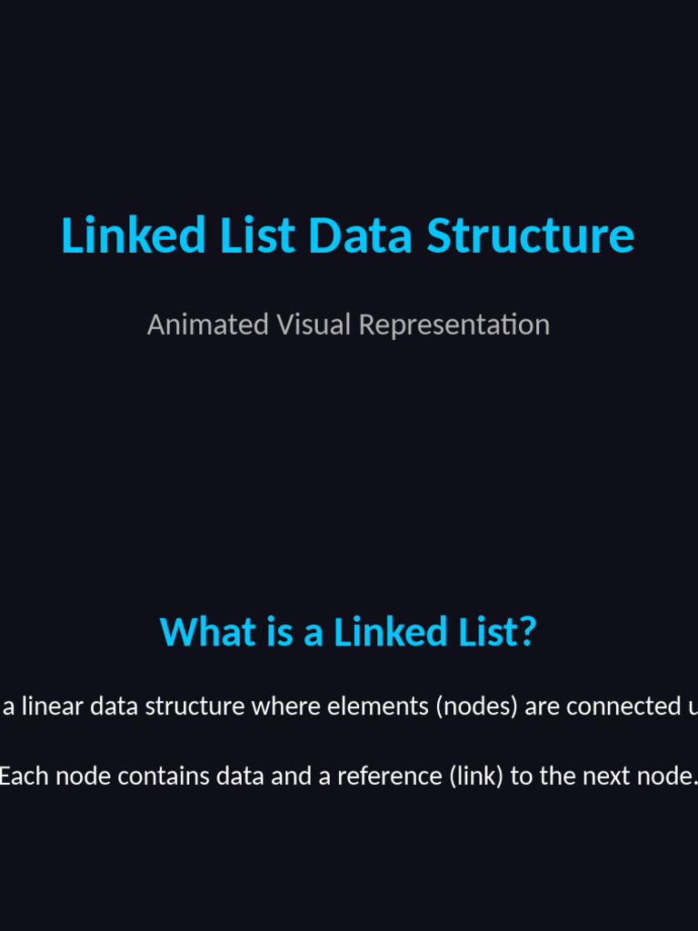 Linked List Data Structure Explained | PDF