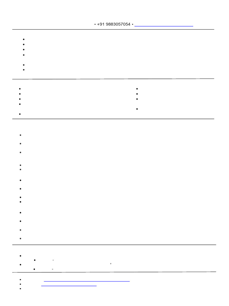 Frontend Developer Profile Summary | PDF | Java Script | Software ...