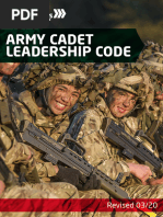Army Core Values and Leadership Principles | PDF | Courage | Loyalty