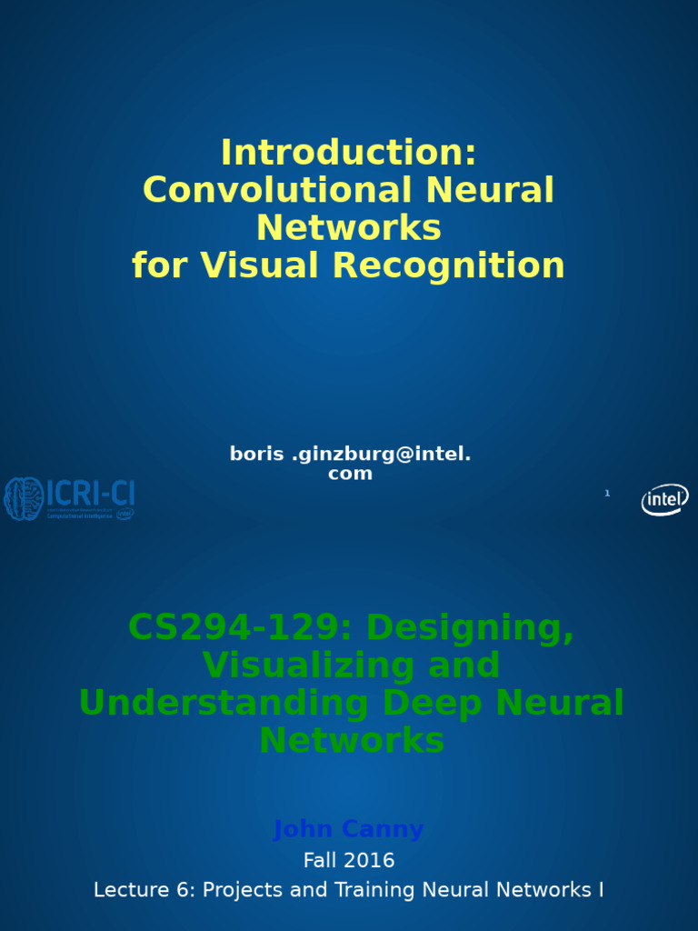Convolutional Neural Networks Overview | PDF | Deep Learning | Machine ...