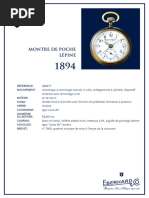 Montre marque chilex suisse à porter en pendentif vintage - Montres & Bijoux