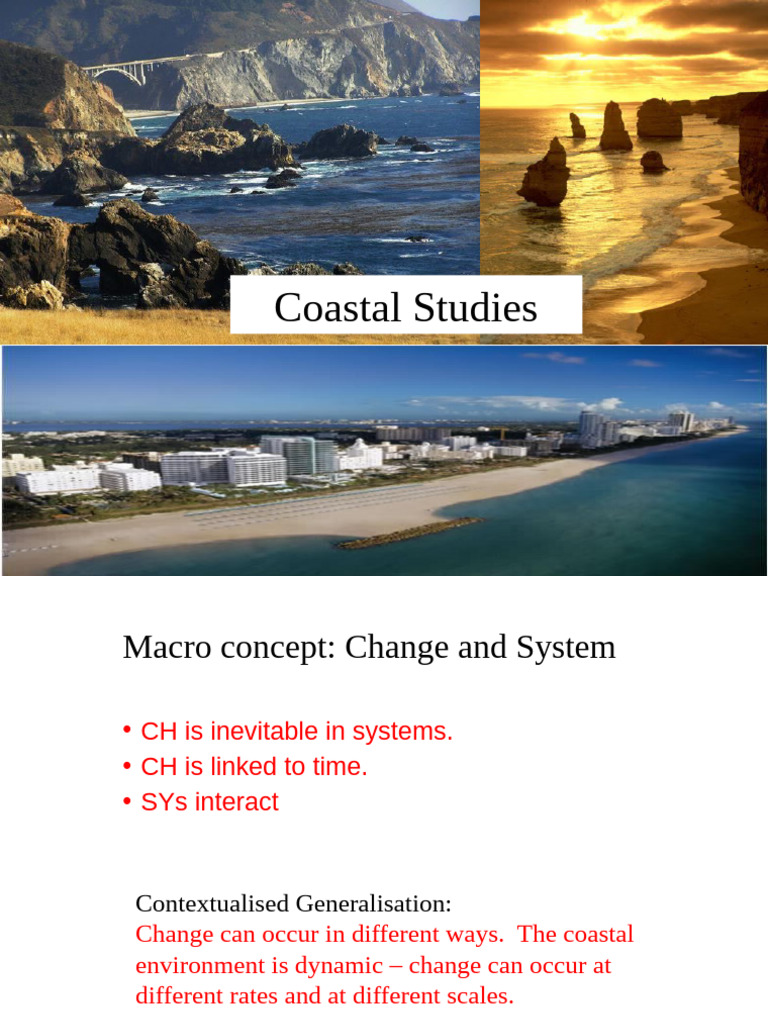 Marine Processes Slides | PDF | Coast | Beach