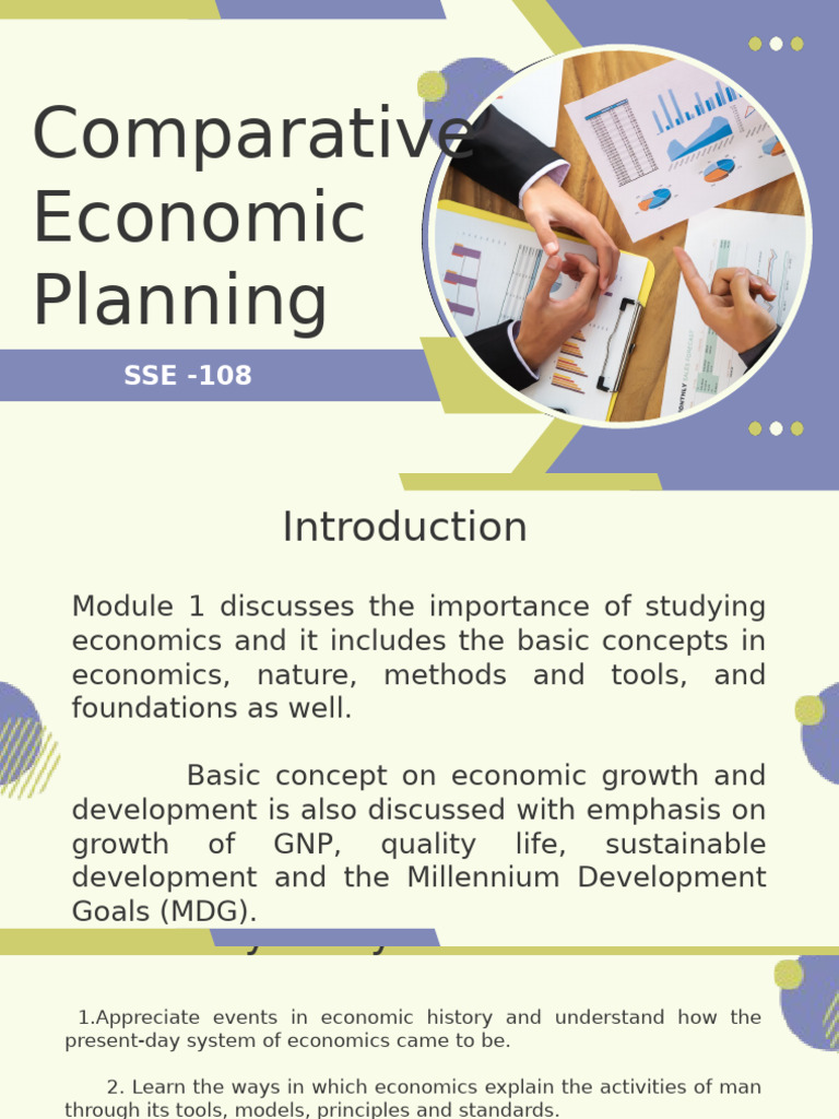 Group 12 - Comparative Economic Planning - 065937 | PDF | Poverty ...