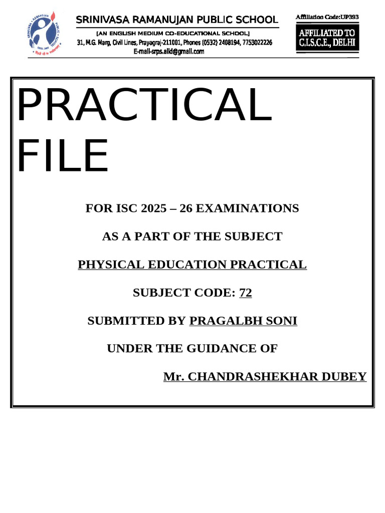 Practical File | PDF