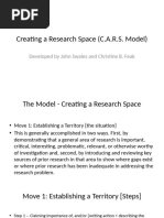 Understanding the CARS Model in Research | PDF | English As A Second Or ...