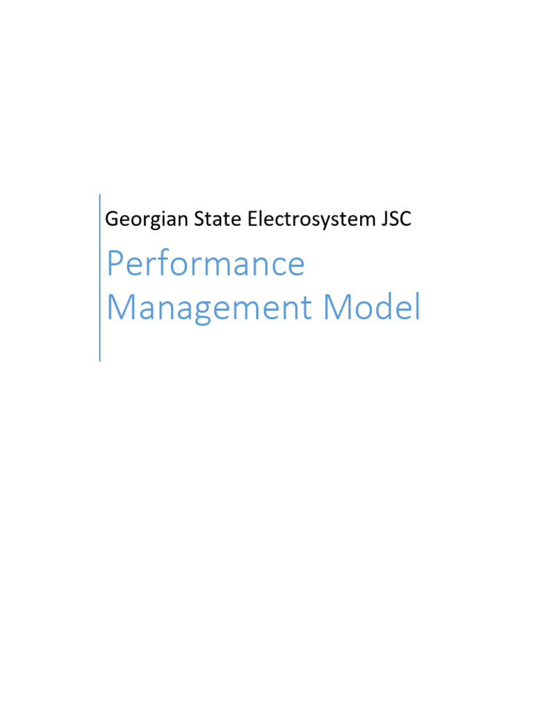 GSE Performance Management Model Overview | PDF | Performance Appraisal ...