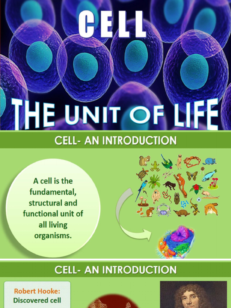 8 Cell-The Unit of Life | PDF