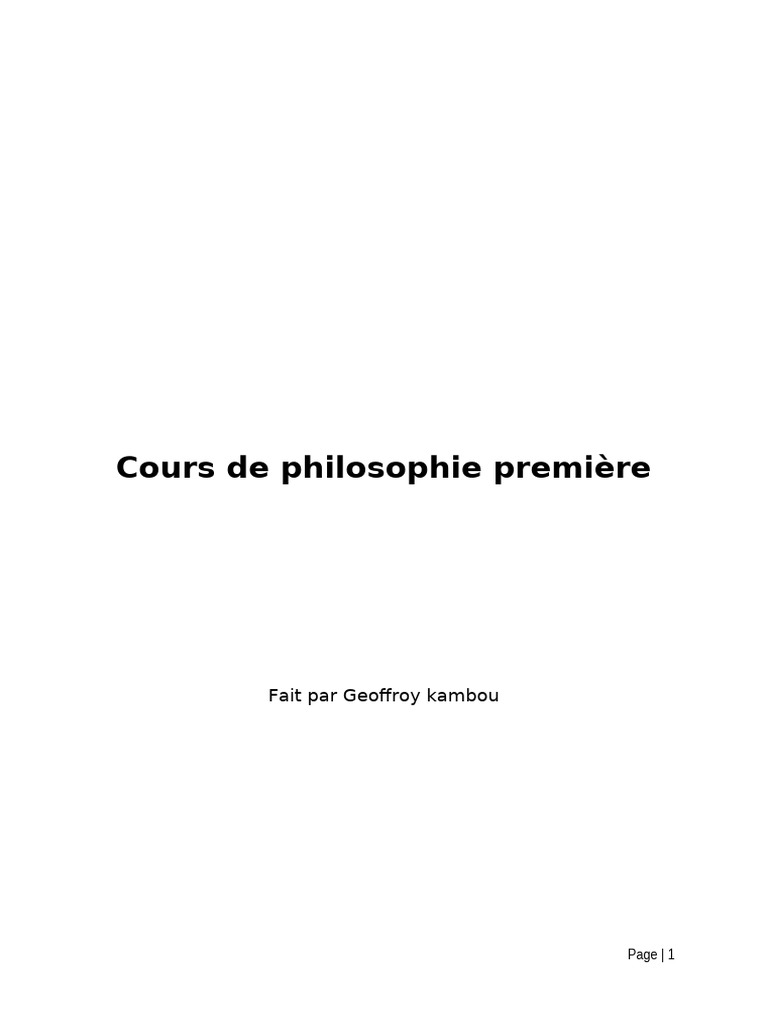 Nature et caractéristiques de la philosophie | PDF | Science | Platon