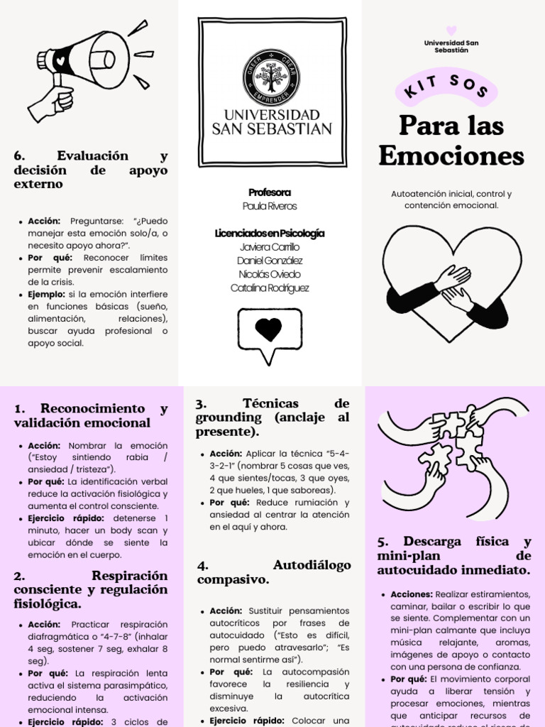 Estrategias de Autocuidado Emocional | PDF | Las emociones | Ansiedad