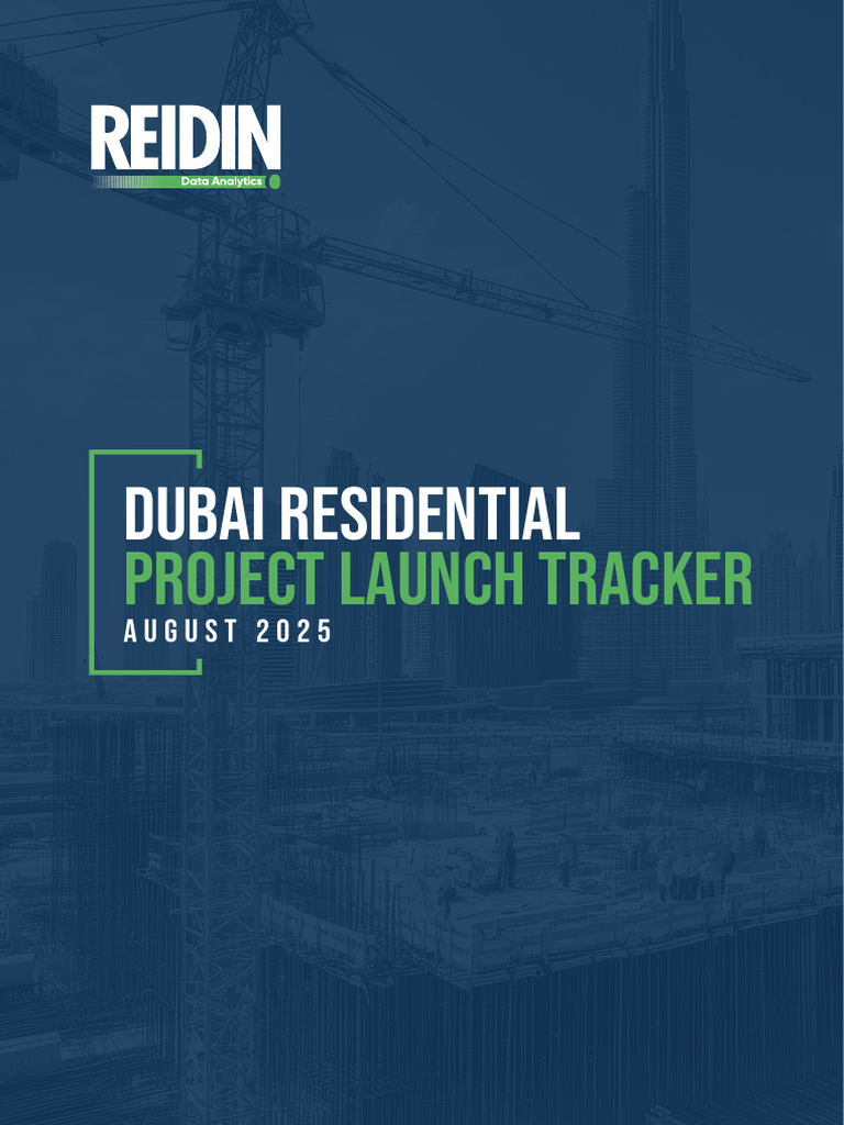 Dubai Residential Project Launch Tracker Aug25 E8 | PDF | Dubai