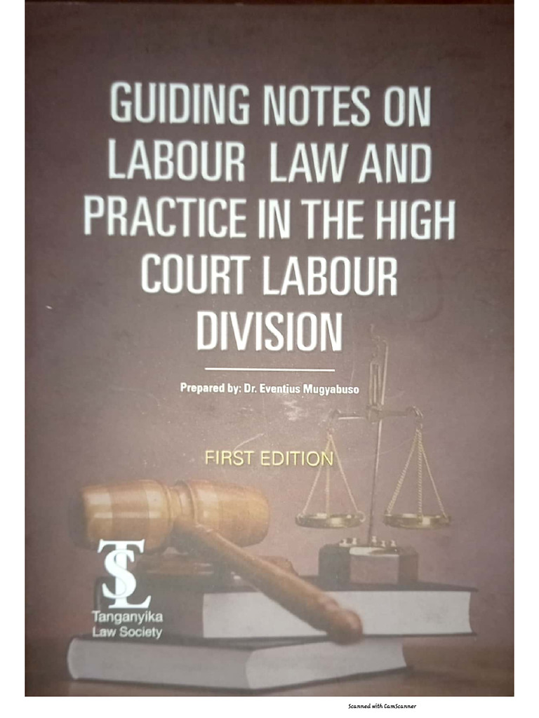 Guiding Notes On Labour Law and Practice in The High Court Labour | PDF