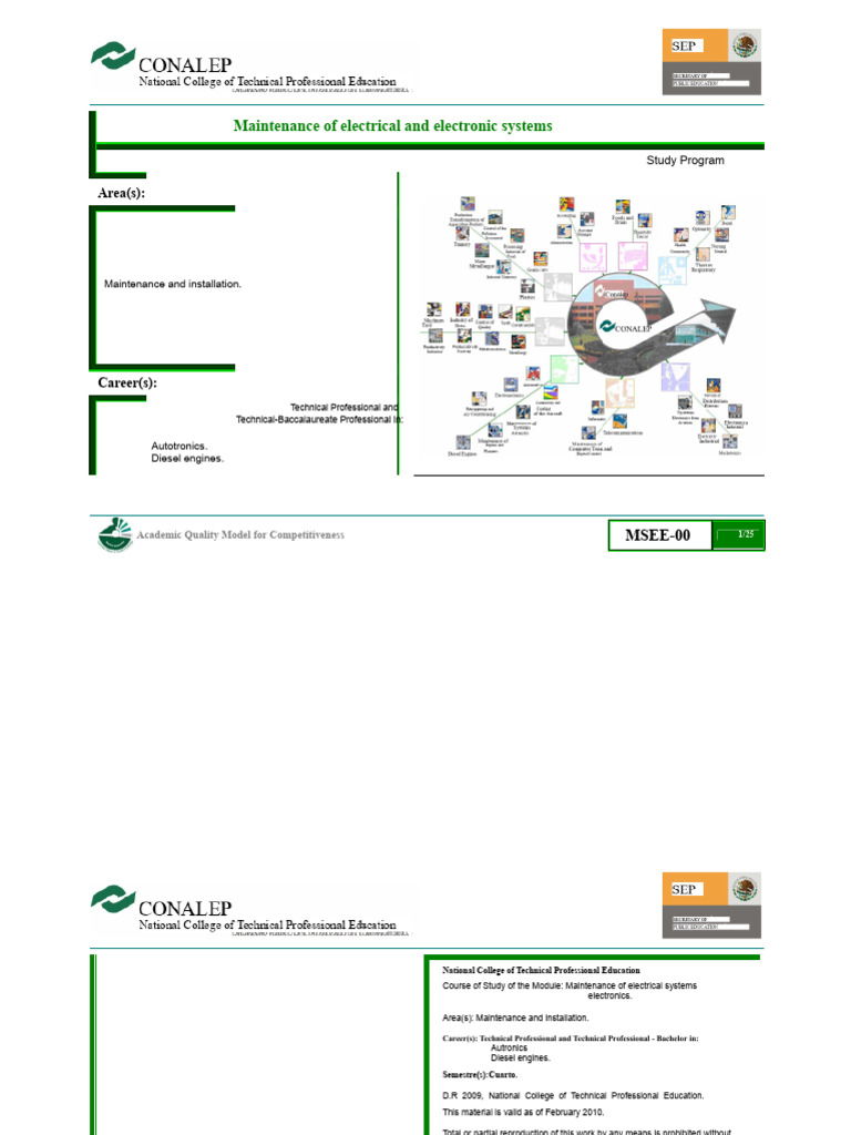 Electrical Systems Maintenance Program | PDF | Electrical Network ...
