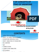 Study of Concepts of Marketing of Vadafone