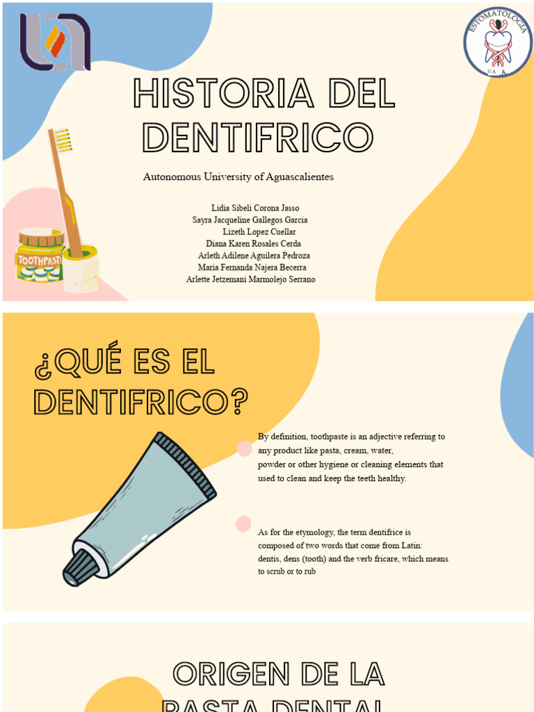 History of Toothpaste Origins | PDF | Dentistry Branches | Mouth