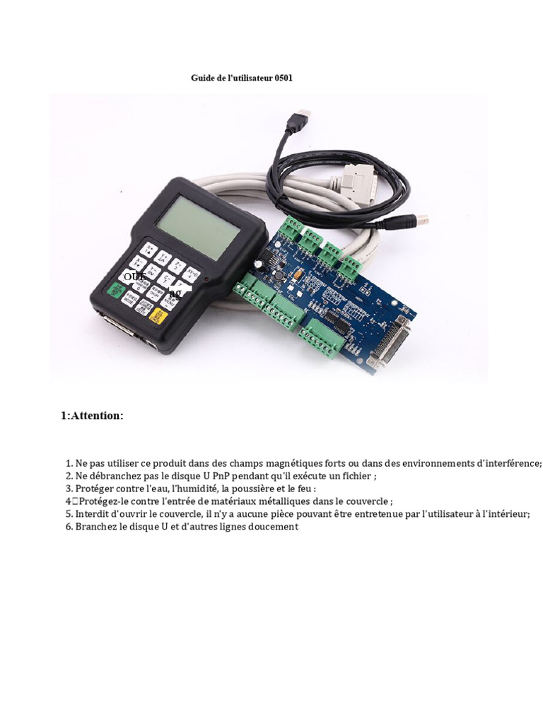 Guide d'utilisation du contrôleur 0501 | PDF | Ingénierie informatique ...