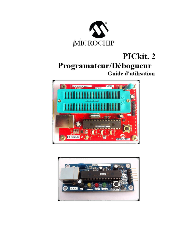 Guide d'utilisation du PICkit 2 | PDF | Microcontrôleur | Informatique