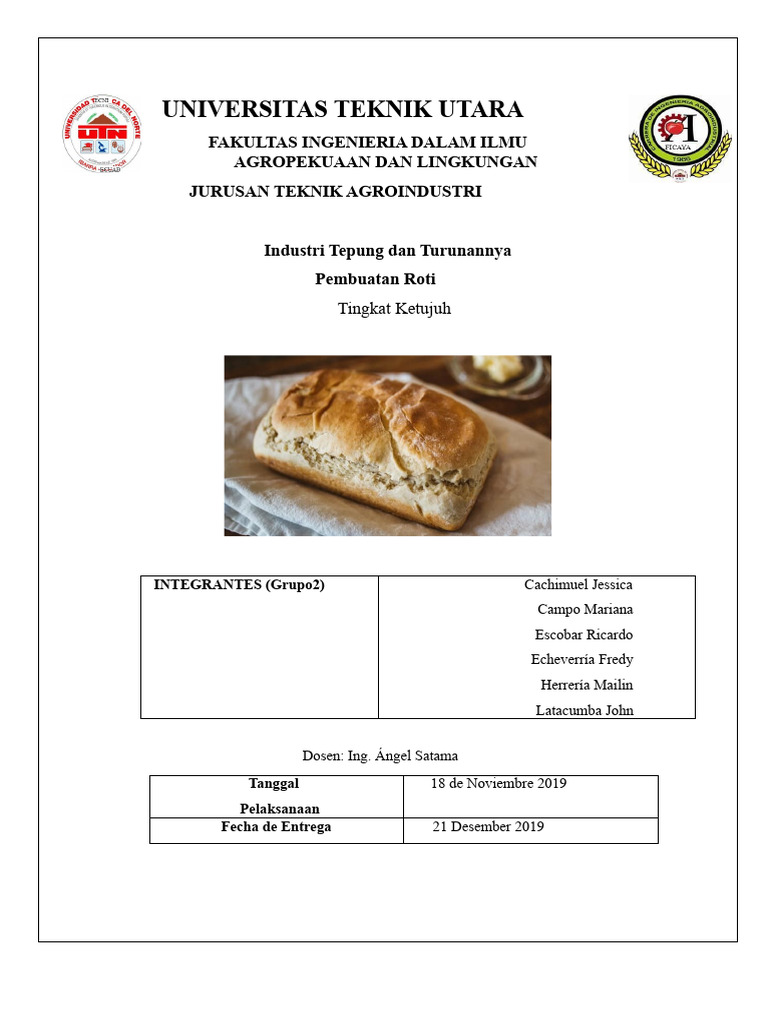 Proses Pembuatan Roti dan Fermentasi | PDF