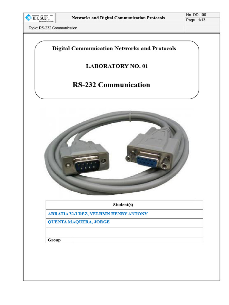 RS-232 Communication Protocols Guide | PDF | Telecommunications ...