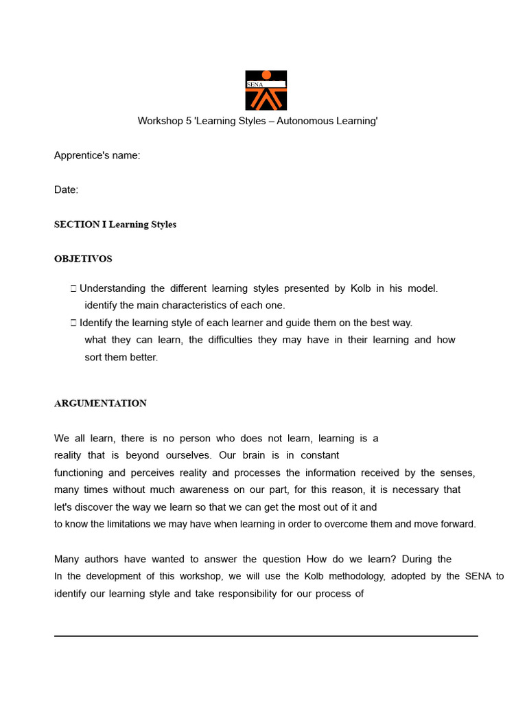 Understanding Kolb's Learning Styles | PDF | Learning | Learning Styles