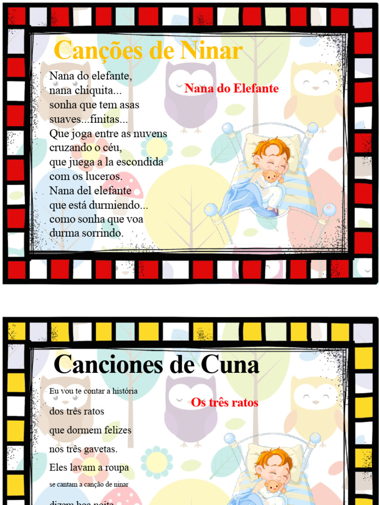 Canções de Ninar para Bebês e Crianças | PDF