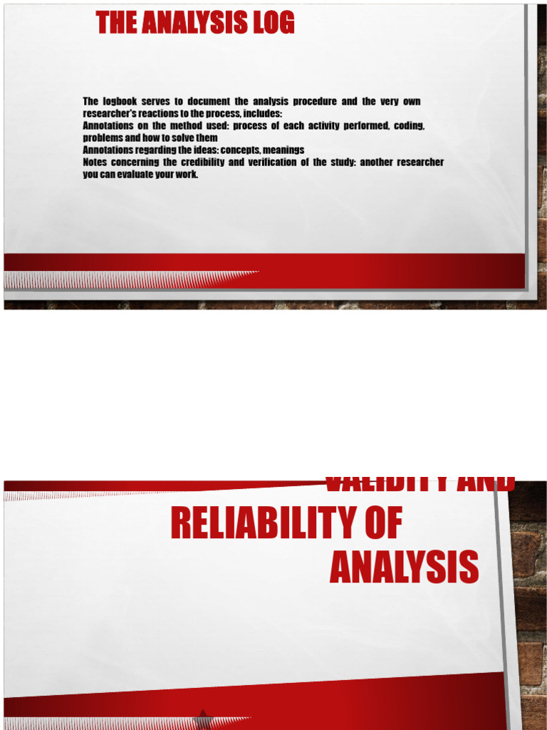 Qualitative Analysis Logbook Guide | PDF | Qualitative Research | Analysis