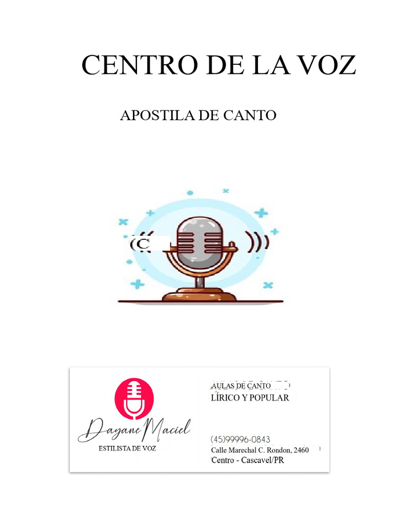 Técnicas de Canto y Cuidado Vocal | PDF | Canto | Abdomen