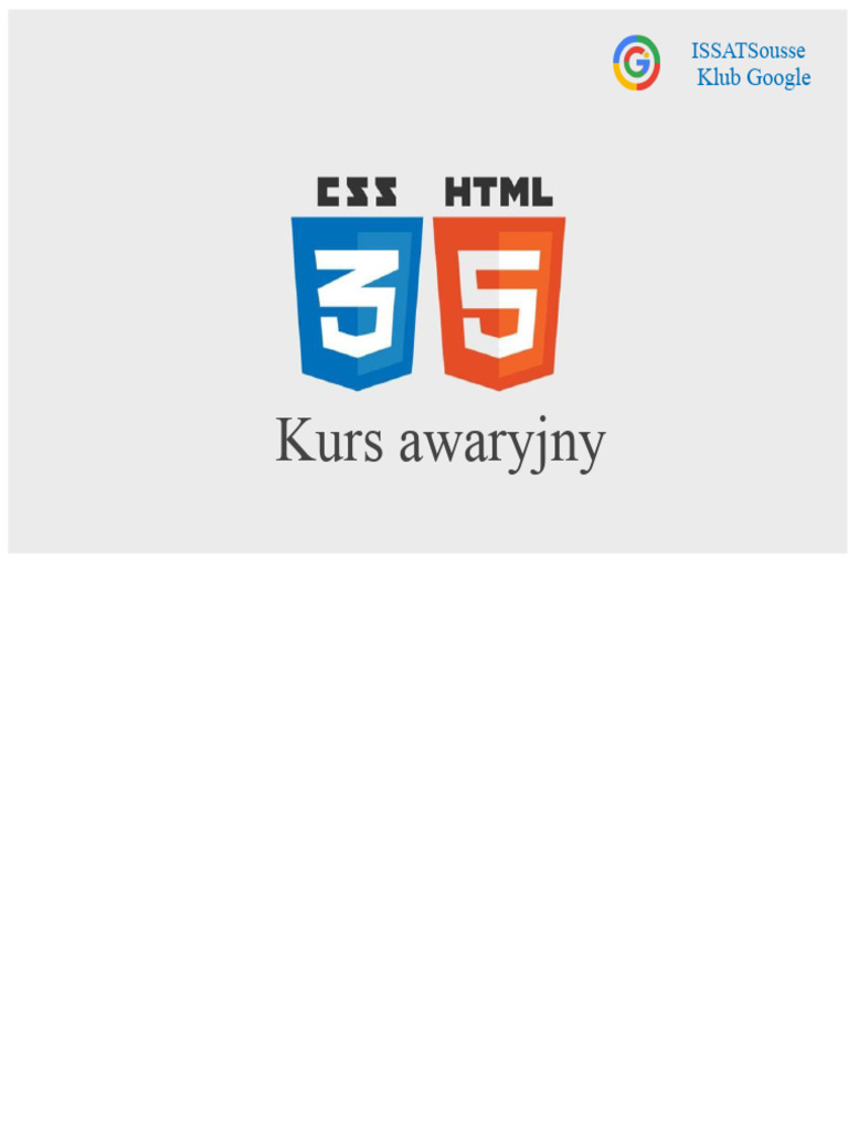 Kurs Crash HTML I CSS | PDF