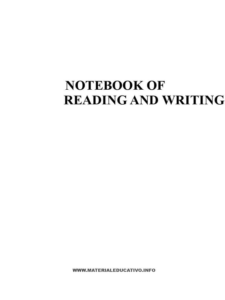 Educational Reading and Writing Activities | PDF