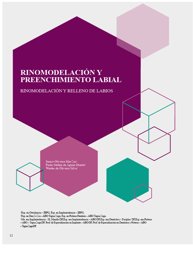Rinomodelación y Relleno Labial | PDF | Odontología | Medicina CLINICA