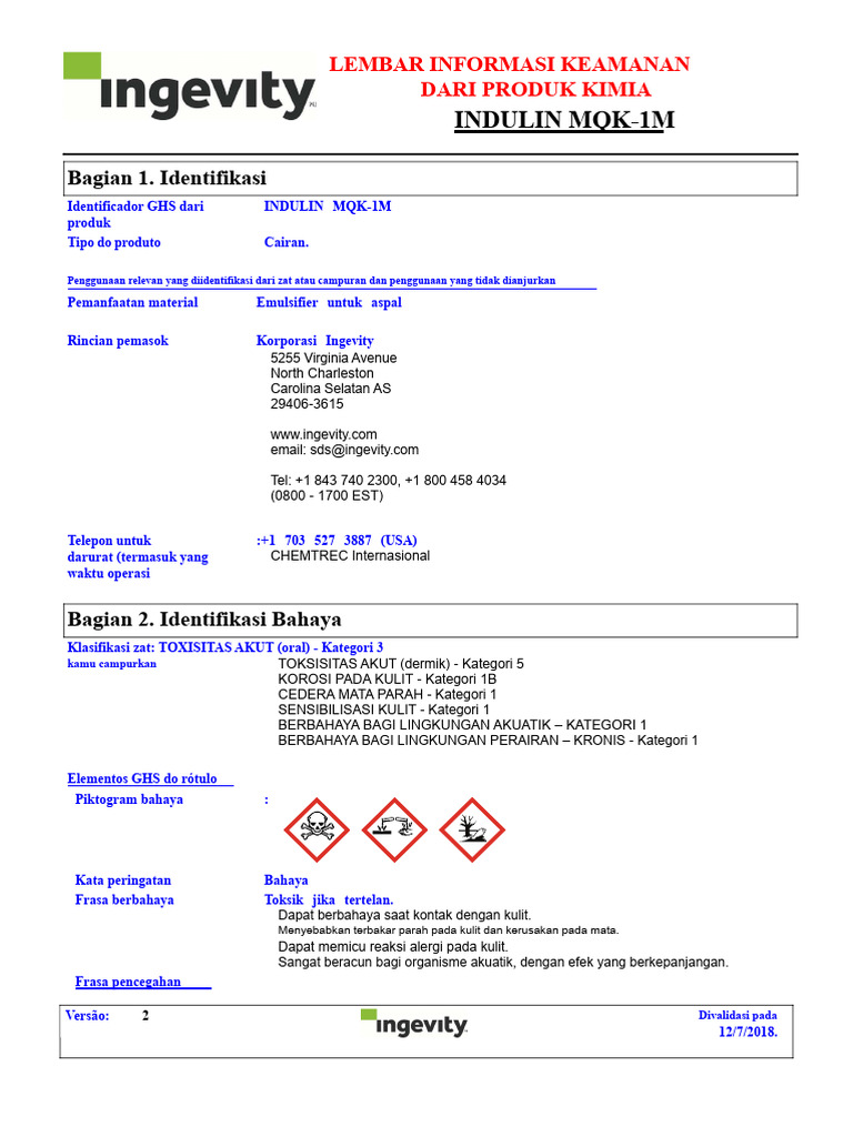 Indulin MQK-1M | PDF