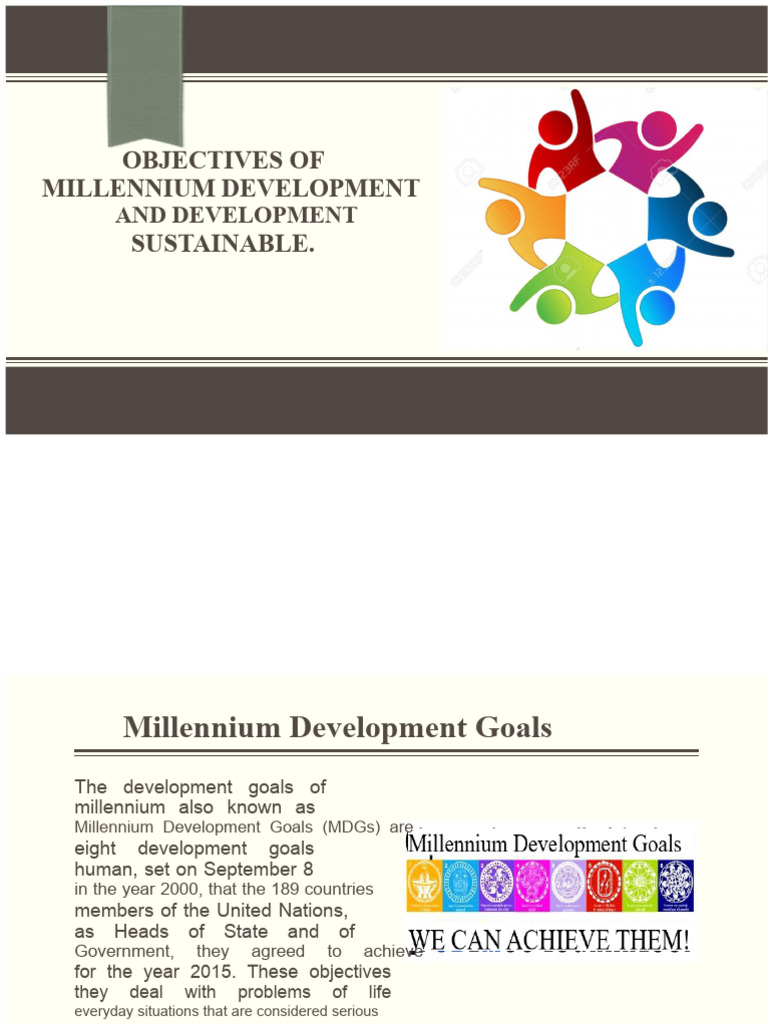 Millennium Development Goals Overview | PDF | Millennium Development ...