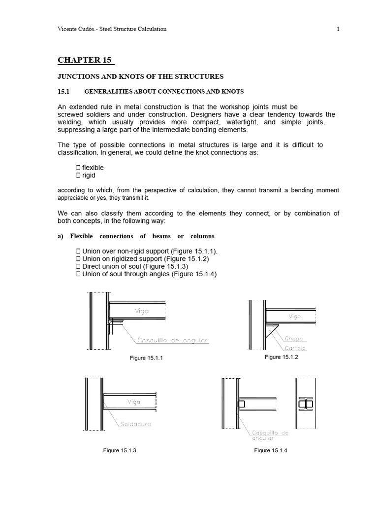 Steel Structure Connection Types | PDF | Column | Beam (Structure)