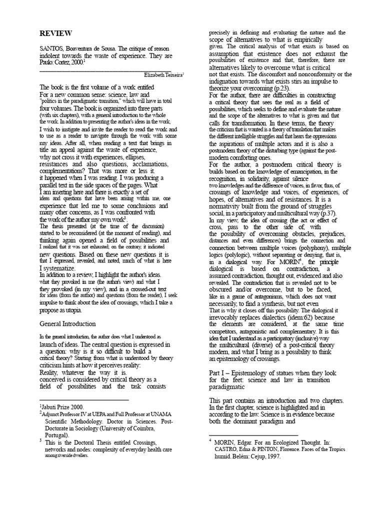 Review of The Text 