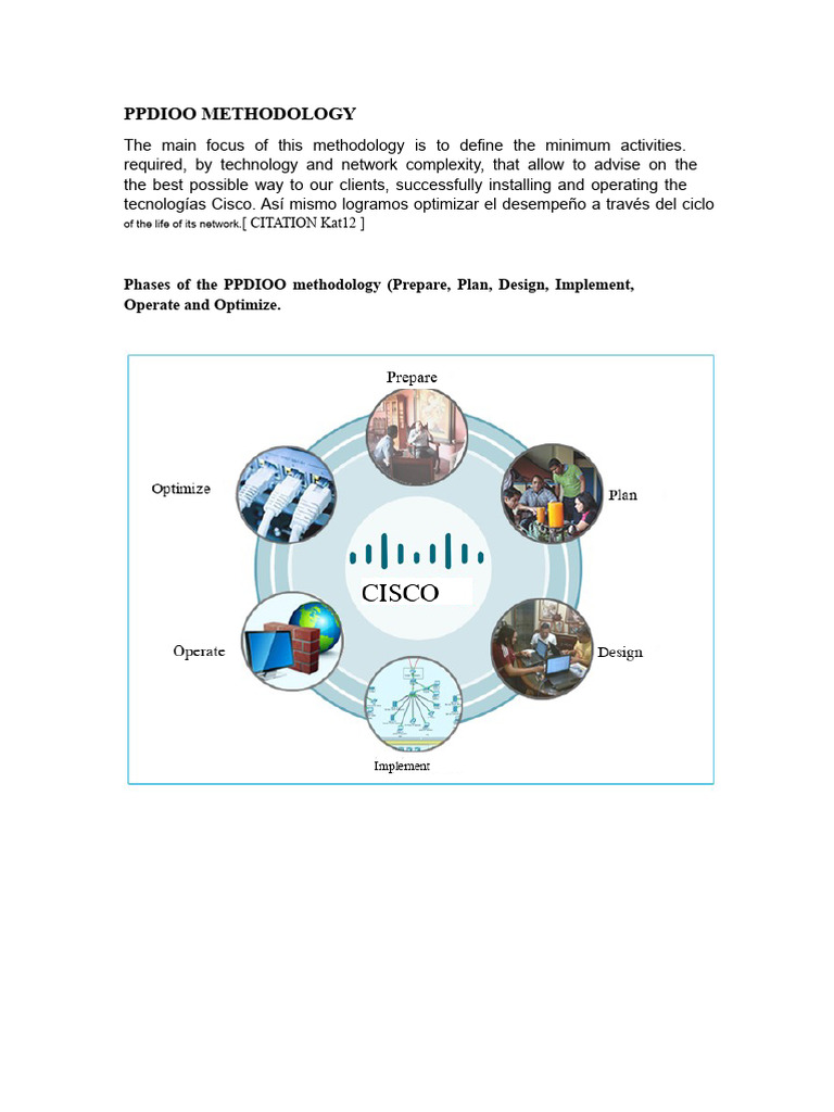 PPDIOO Methodology for Cisco Networks | PDF | Computer Network ...