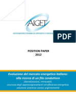 AIGETposition Paper 2012