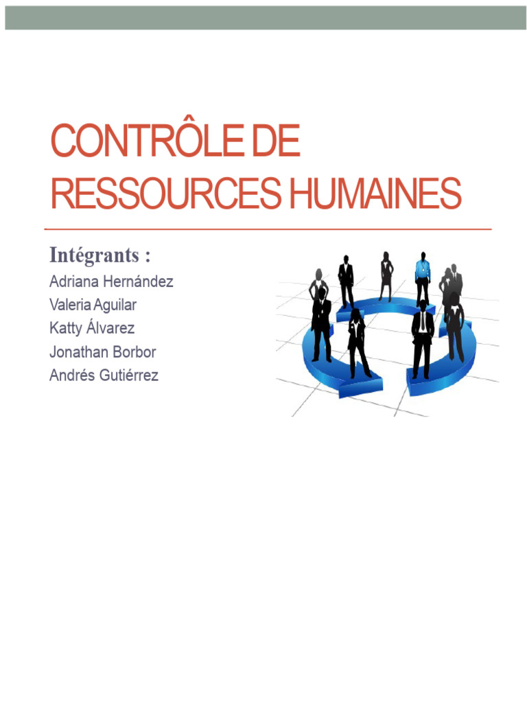 Contrôle et Audit des Ressources Humaines | PDF | Gestion des ...