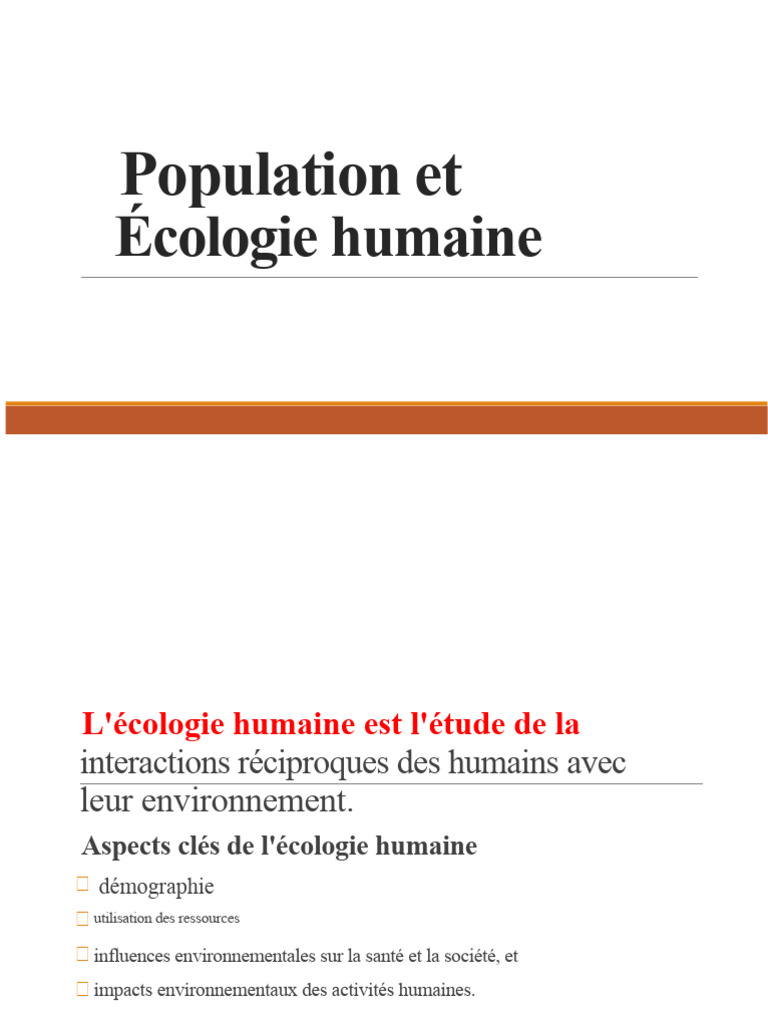 Écologie humaine et systèmes terrestres | PDF | Écologie | Terre