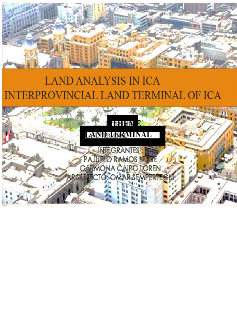 Ica Land Terminal Analysis Report | PDF | Transport | Bus