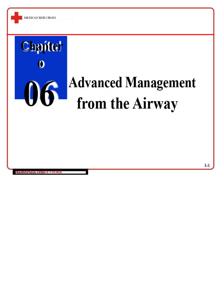 Chapter 06 - Advanced Airway Management | PDF | Respiratory Tract ...