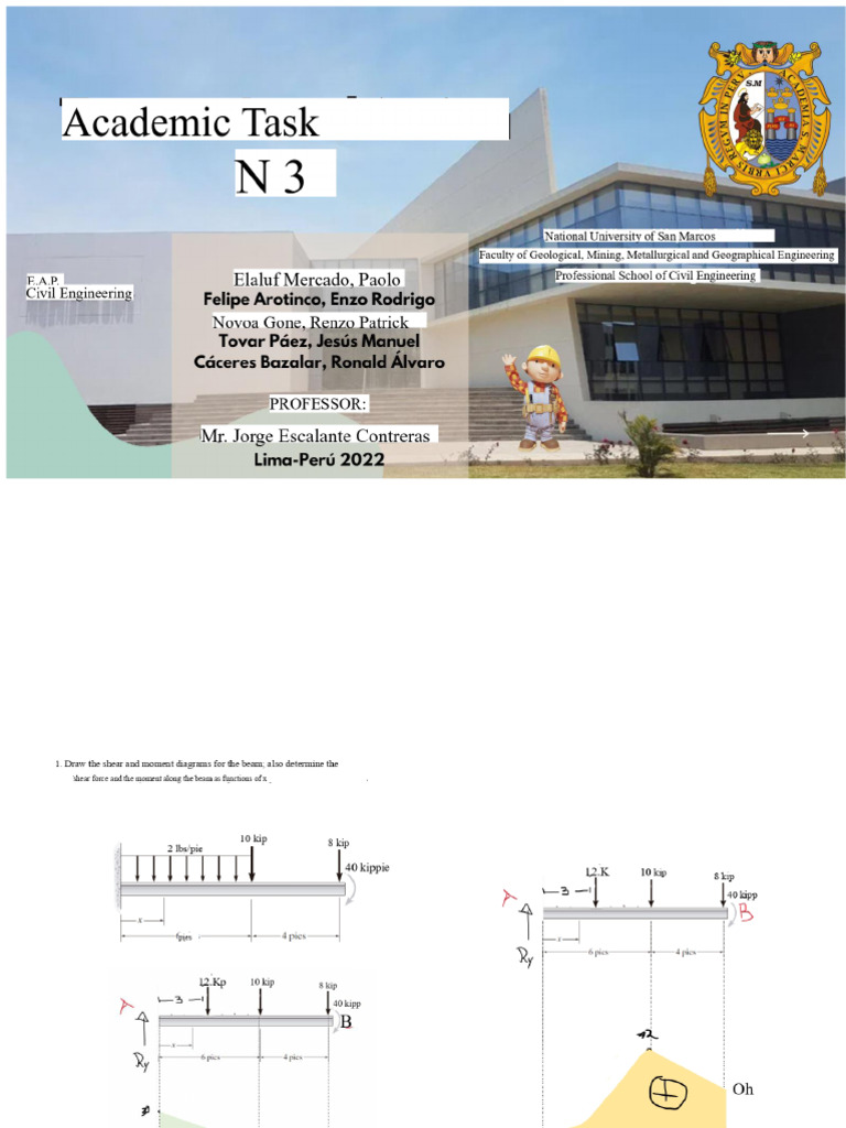 Academic Assignment No. 3 - Pure Bending and Pure Shear | PDF | Bending ...