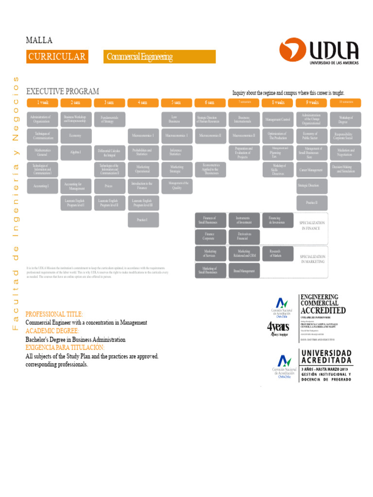 2019 Udla Network Commercial Engineering Executive | PDF | Curriculum ...
