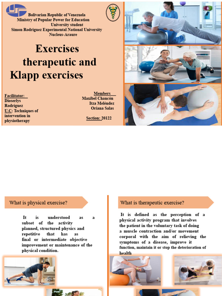 Klapp Exercises in Physiotherapy | PDF | Scoliosis | Anatomical Terms ...