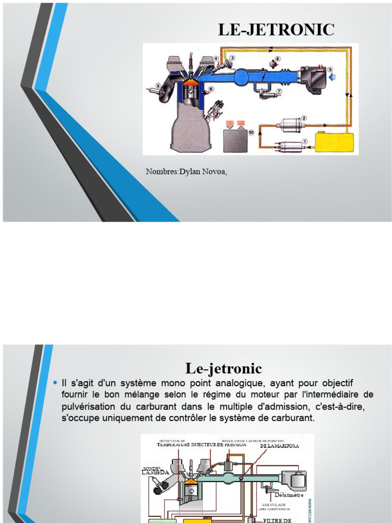 Système d'injection LE-Jetronic expliqué | PDF