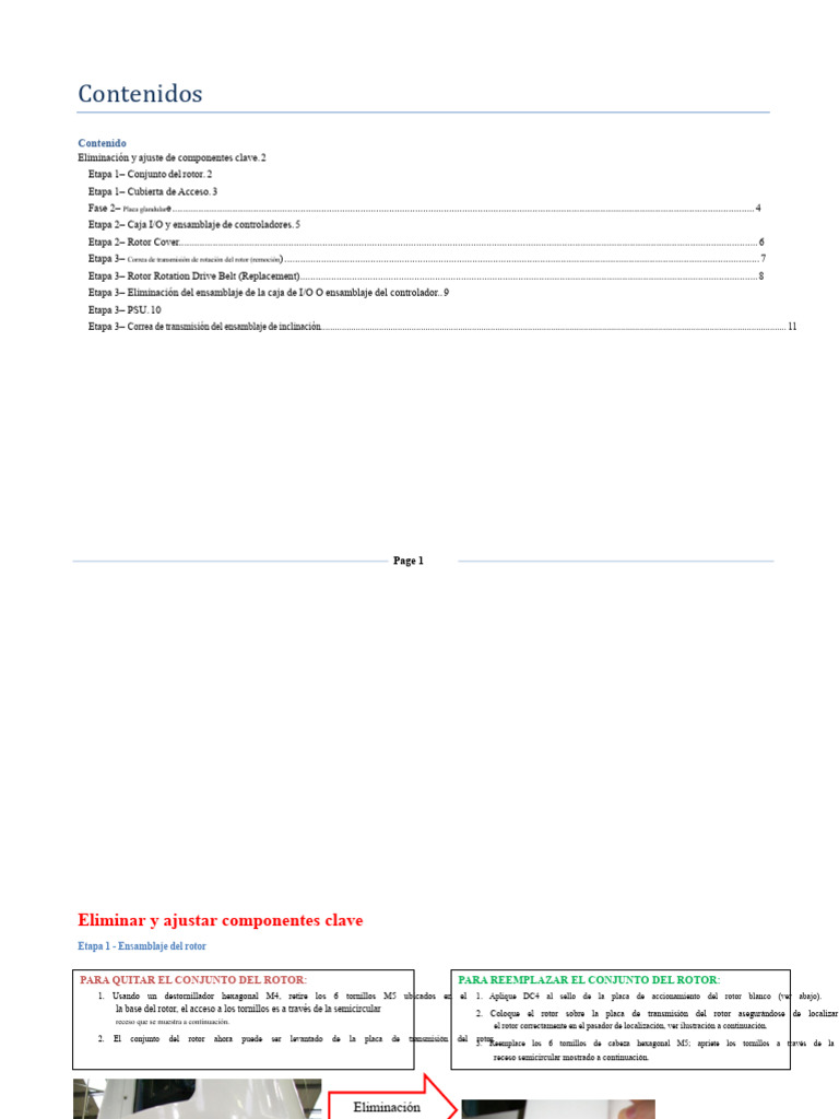 Guía de Ingenieros y Servicio CyScan IV_v1 | PDF | Tornillo | Cinturón ...